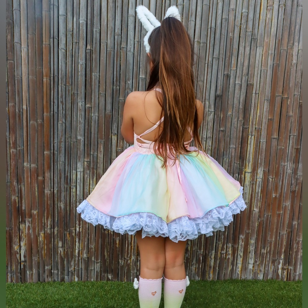 The Carriage House Rainbow Dress - size 3 - EUC